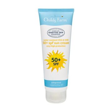 Childs Farm 50+ SPF sunscreen cream - unfragranced (125ml)