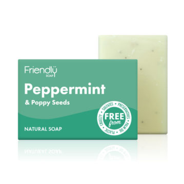 Friendly Soap - Peppermint & Poppy Seed Bar