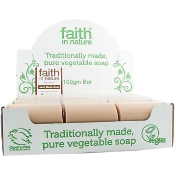 Faith in Nature Single Unwrapped Natural Hand Made Soap