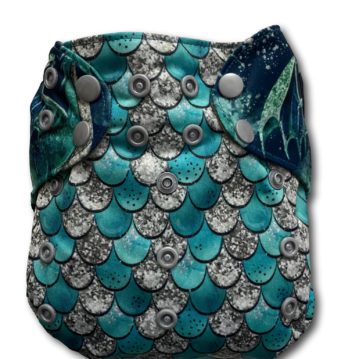 TJs Premium Positioned Charcoal Pocket Nappy - Various