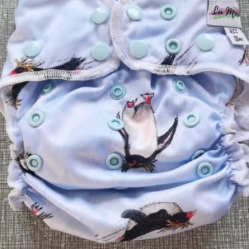 Lu Makes All Star Nappy - Best of Friends (Penguins)