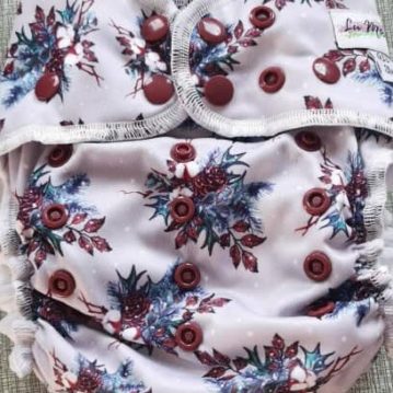 Lu Makes All Star Nappy - Snow Cones (grey)