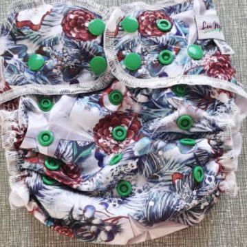 Lu Makes All Star Nappy - Woodland Walks (Silver Star)