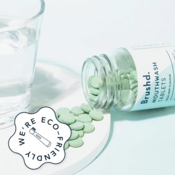 Brushd Mouthwash tablets JAR - Fresh Mint Fluoride (120)