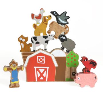 Balance Barn Stacking Game & Farm Playset