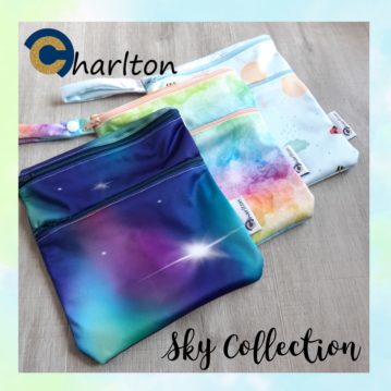 Charlton Double Zipped Small Wet bag - various