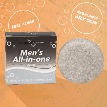 Men's All-in-One Shampoo & Body Bar - Azure