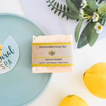The Natural Spa Soap Bar - Lemon Sorbet