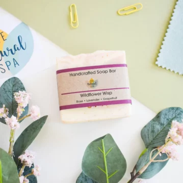 The Natural Spa Soap Bar - Wild Flower Wisp